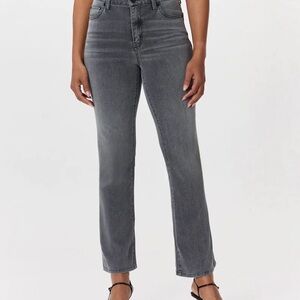 Quince Bella Stretch Kick Flare Jeans 29 x 28 Greyed Out